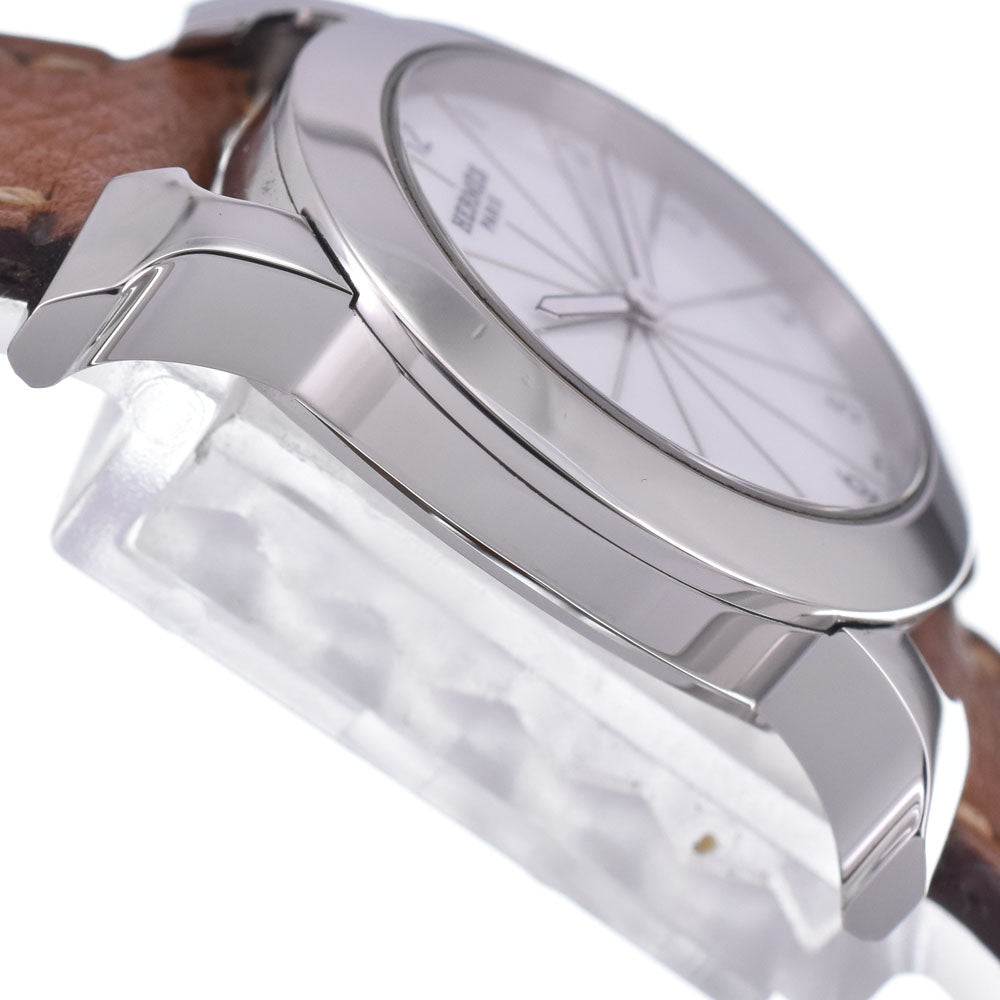 with paper HERMES H watch Rondo HR1.210 white Dial Quartz Ladies
 Watch J#147930