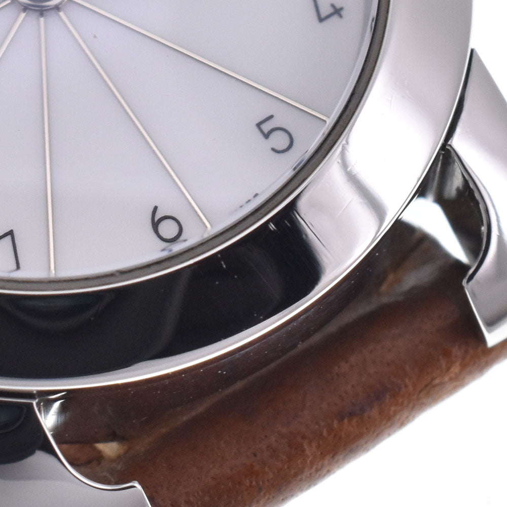 with paper HERMES H watch Rondo HR1.210 white Dial Quartz Ladies
 Watch J#147930