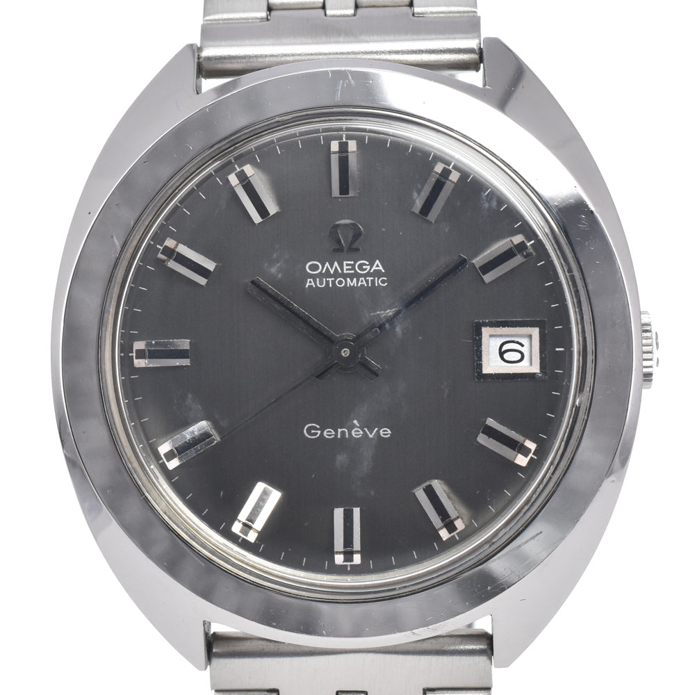 OMEGA Geneva ST-166.721 vintage Date Cal.565 gray Dial Automatic Men's
 Watch I#147931