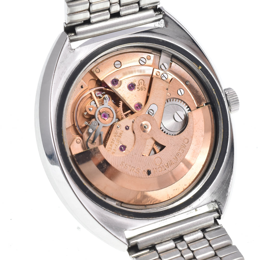 OMEGA Geneva ST-166.721 vintage Date Cal.565 gray Dial Automatic Men's
 Watch I#147931