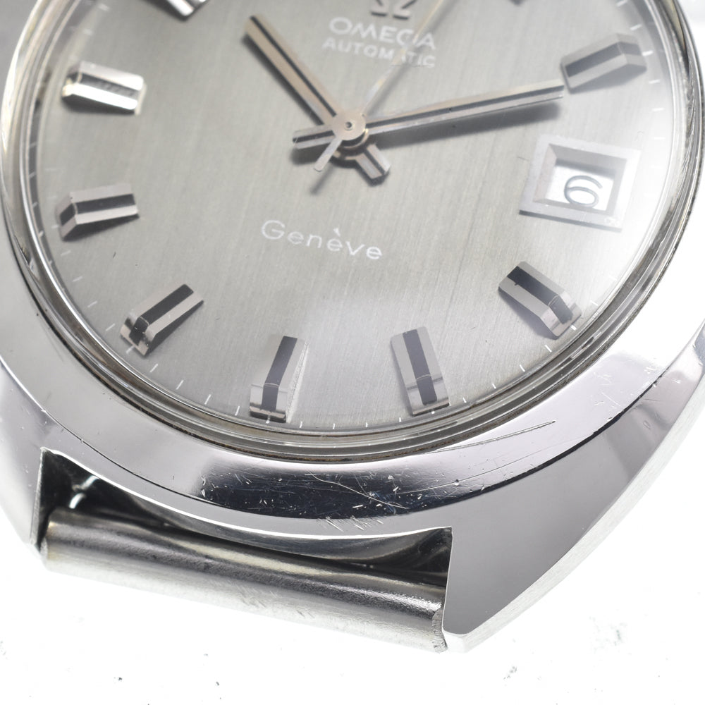OMEGA Geneva ST-166.721 vintage Date Cal.565 gray Dial Automatic Men's
 Watch I#147931