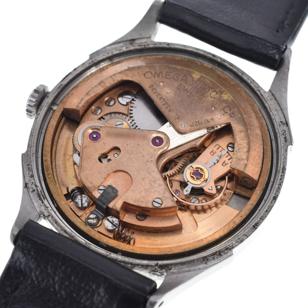 OMEGA vintage Half-rotor Cal.28.10RA black Dial Automatic Men's
 Watch N#147932