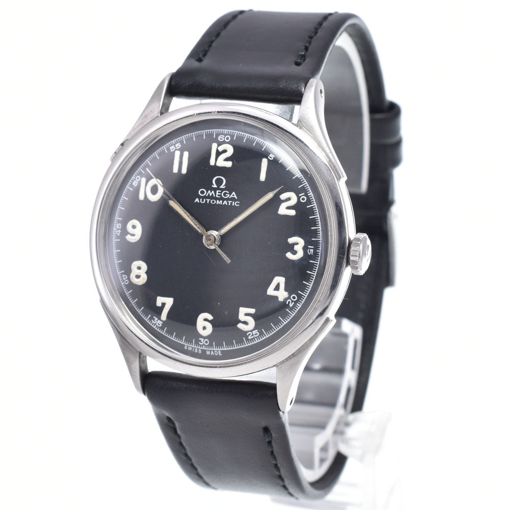 OMEGA vintage Half-rotor Cal.28.10RA black Dial Automatic Men's
 Watch N#147932