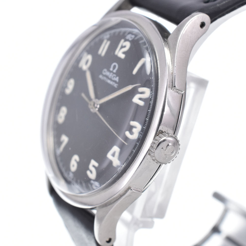 OMEGA vintage Half-rotor Cal.28.10RA black Dial Automatic Men's
 Watch N#147932