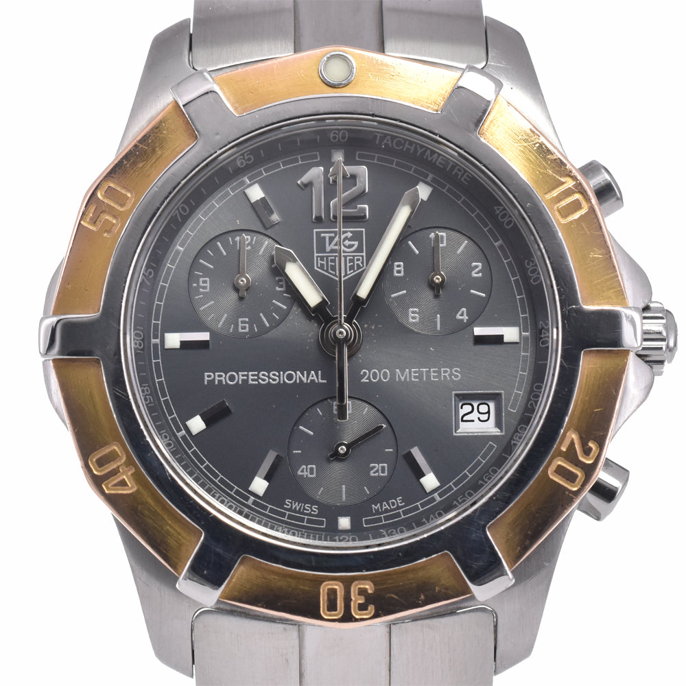 TAG HEUER professional CN1150 Chronograph gray Dial Quartz Men's
 Watch K#147934