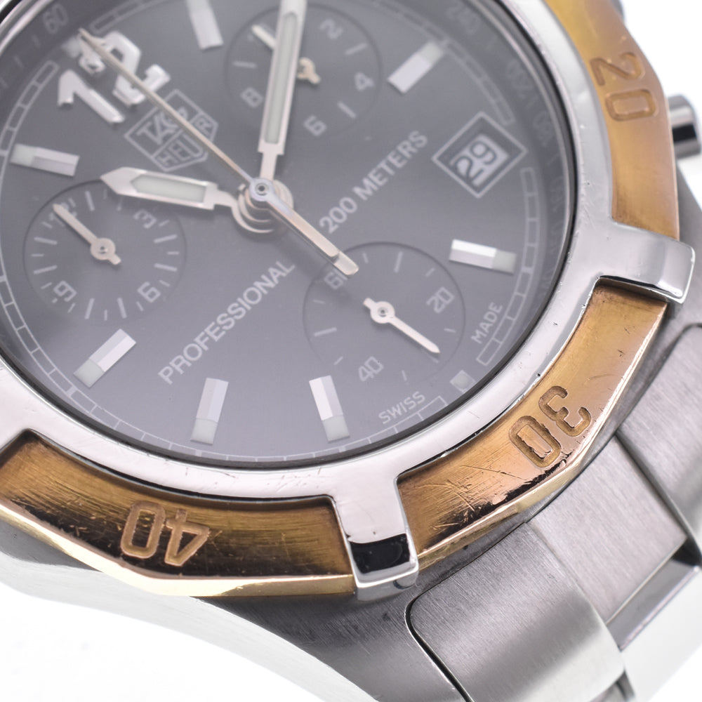 TAG HEUER professional CN1150 Chronograph gray Dial Quartz Men's
 Watch K#147934