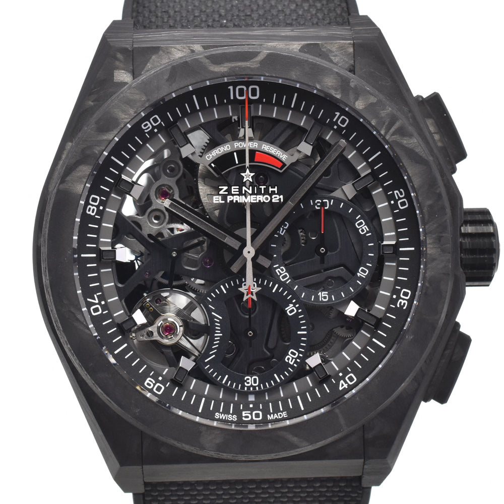 with paper ZENITH Defy El Primero 21 10.9000.9004/96.R921 black Dial Automatic Men's
 Watch I#147939