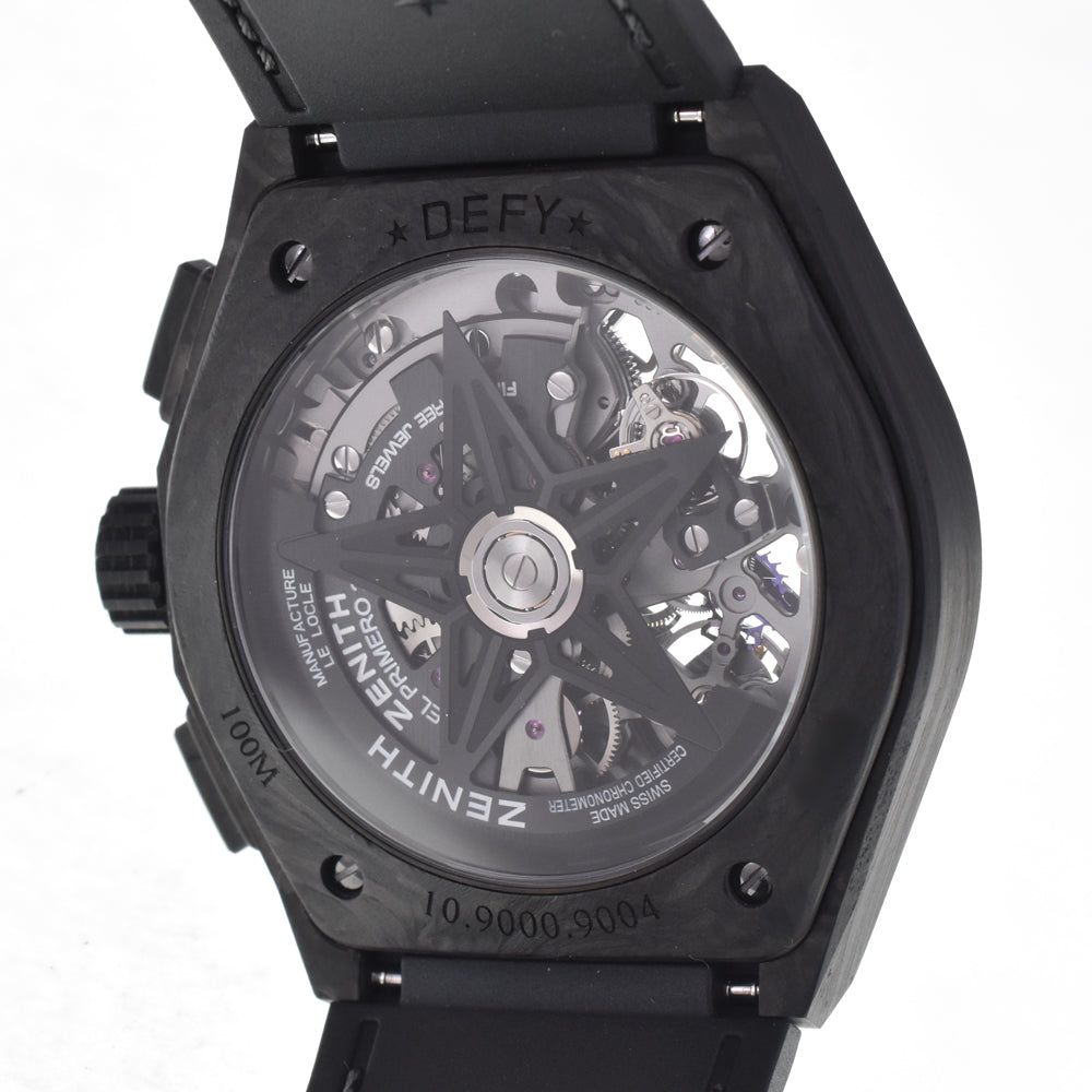 with paper ZENITH Defy El Primero 21 10.9000.9004/96.R921 black Dial Automatic Men's
 Watch I#147939
