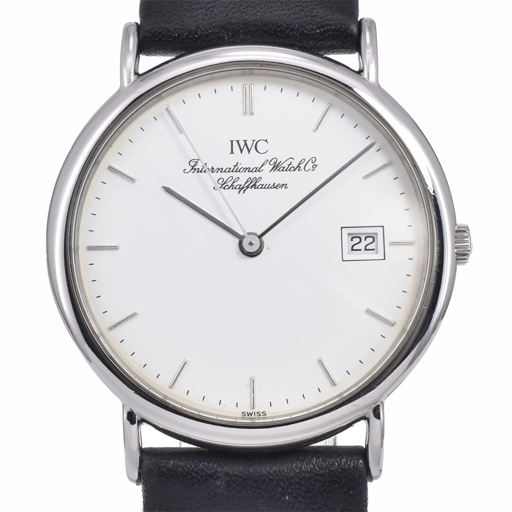 IWC SCHAFFHAUSEN Portofino Cal.2210 white Dial Quartz Men's
 Watch J#147940
