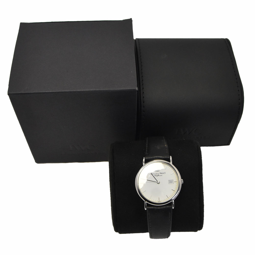 IWC SCHAFFHAUSEN Portofino Cal.2210 white Dial Quartz Men's
 Watch J#147940