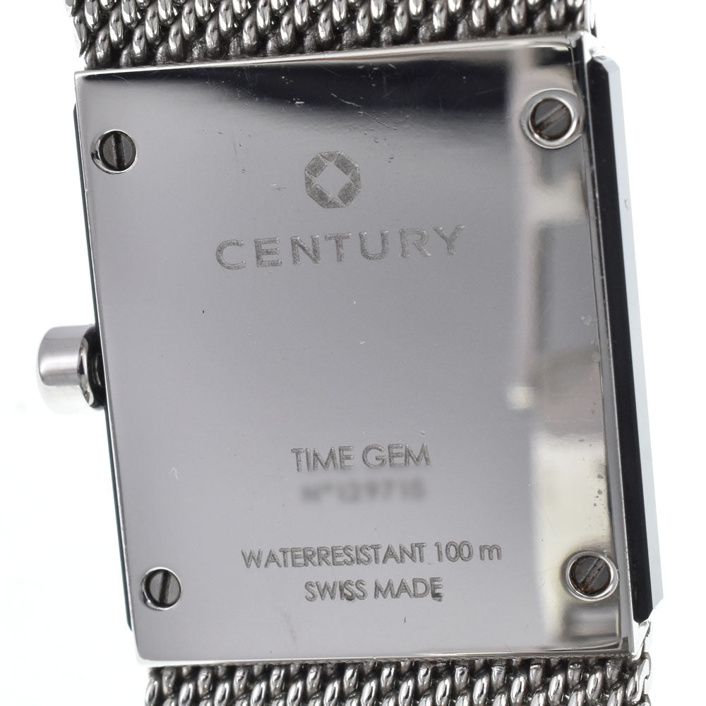CENTURY Time Gem Square black Dial Quartz Ladies
 Watch L#147945