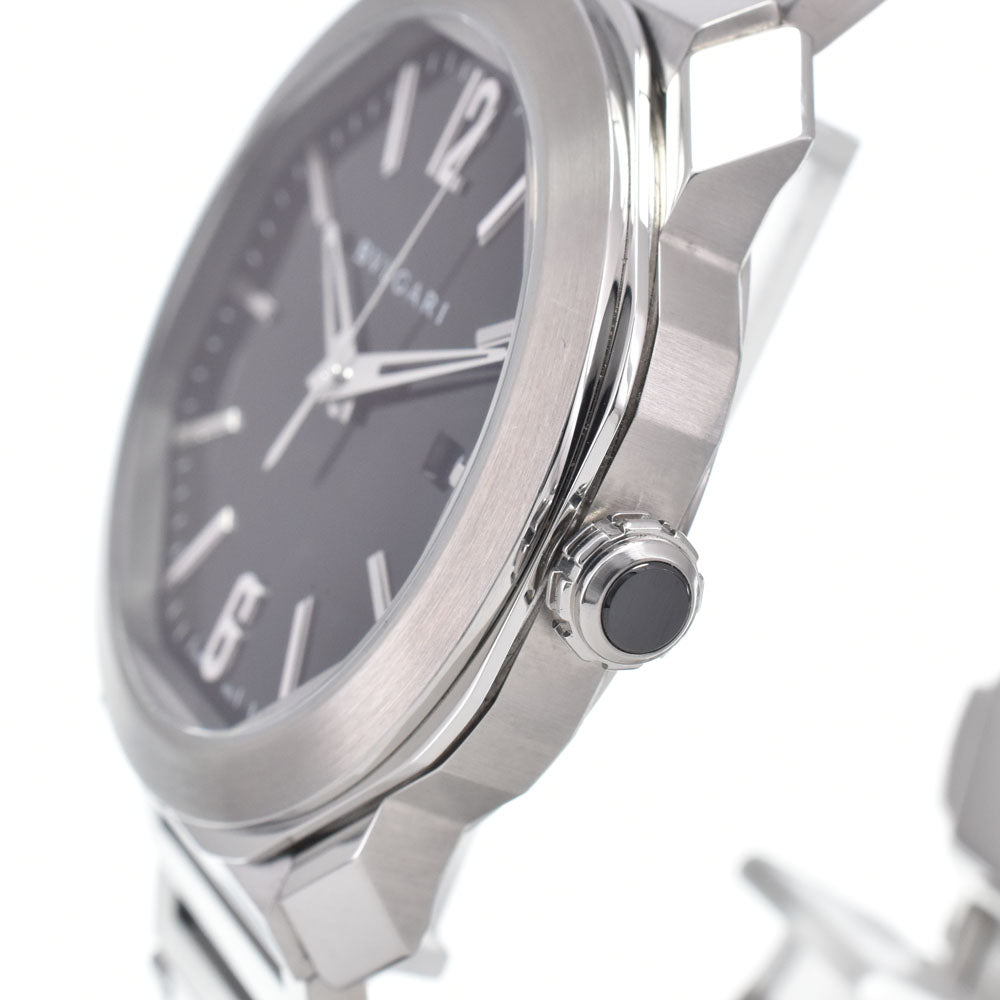 BVLGARI Octoma OC41S/102704 Date see-through back black Dial Automatic Men's
 Watch L#147946