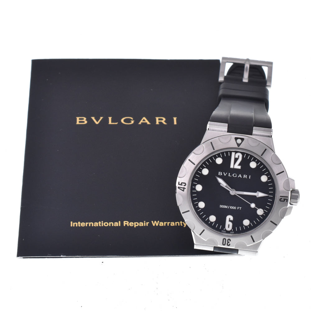BVLGARI Diagono Scuba DP41SSD Date black Dial Automatic Men's
 Watch L#147947
