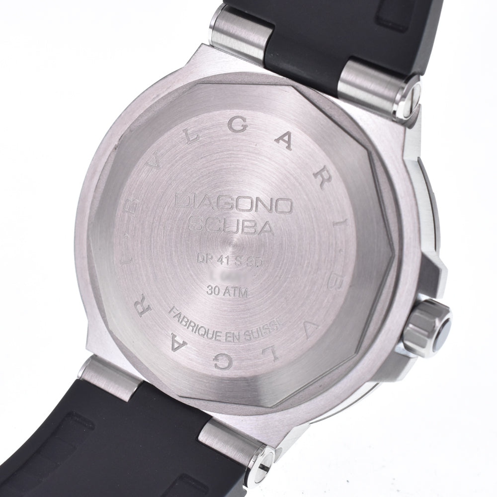 BVLGARI Diagono Scuba DP41SSD Date black Dial Automatic Men's
 Watch L#147947