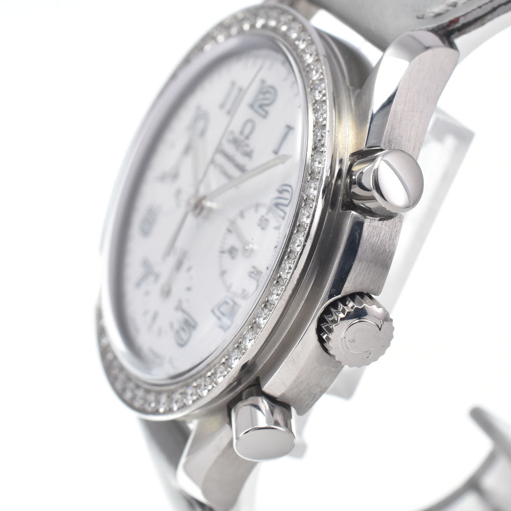 OMEGA Speedmaster 3815.72.55 Diamond Bezel Chronograph White shell Dial Automatic Unisex
 Watch I#147949
