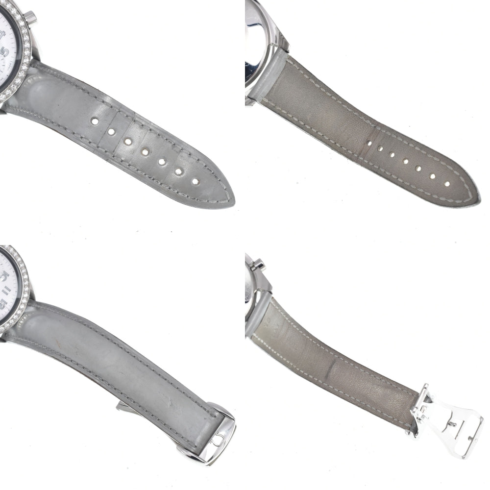 OMEGA Speedmaster 3815.72.55 Diamond Bezel Chronograph White shell Dial Automatic Unisex
 Watch I#147949