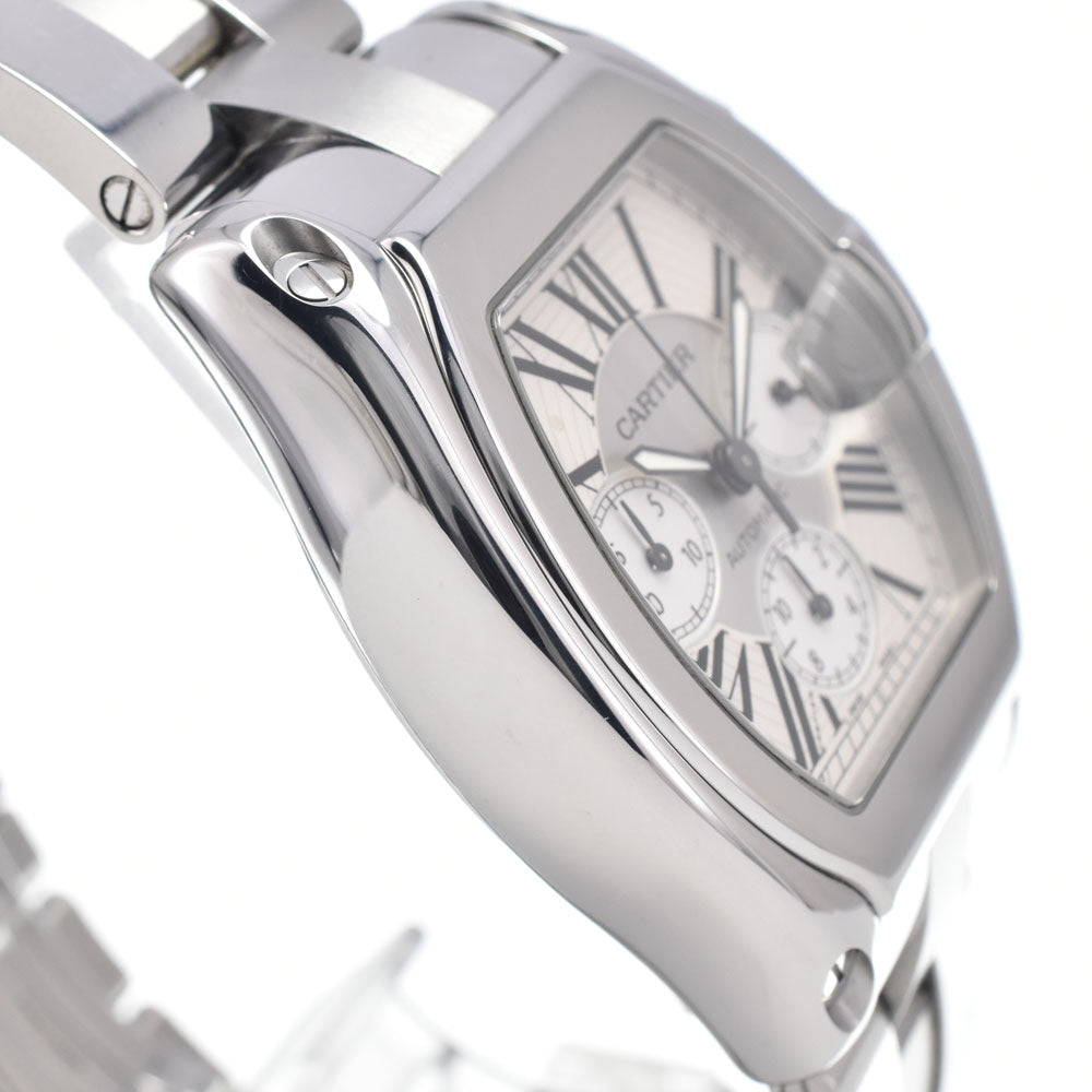 CARTIER Roadster W62019X6 Chronograph Date Silver Dial Automatic Men's
 Watch K#147951