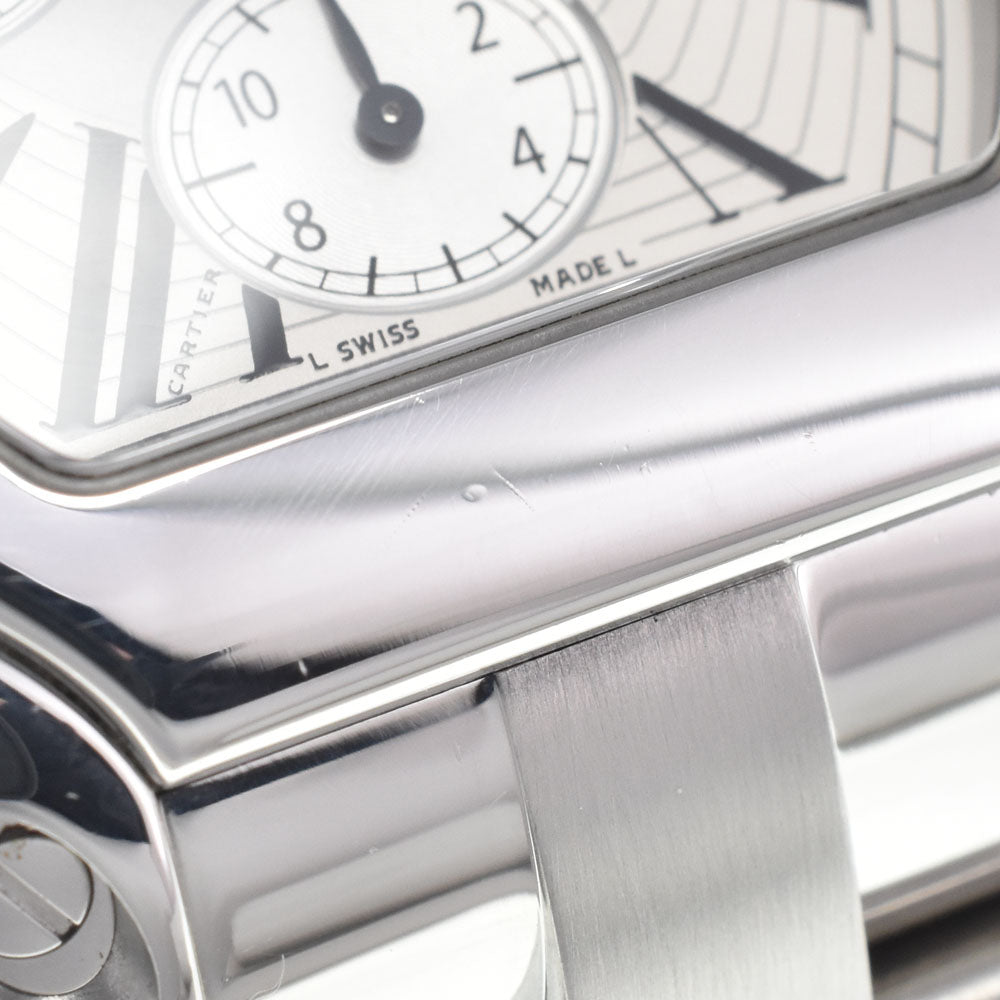 CARTIER Roadster W62019X6 Chronograph Date Silver Dial Automatic Men's
 Watch K#147951