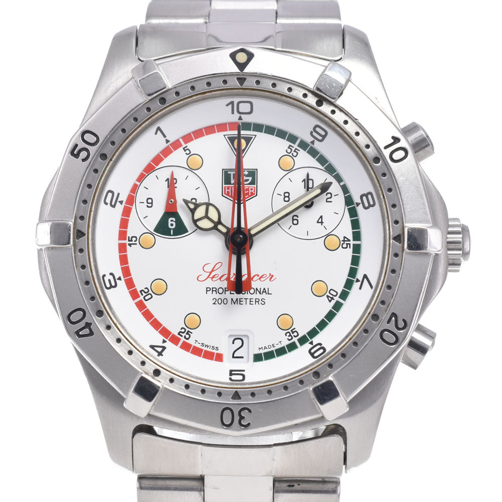 TAG HEUER Sea racer CK111R.BA0328 Chronograph white Dial Quartz Men's
 Watch P#147953