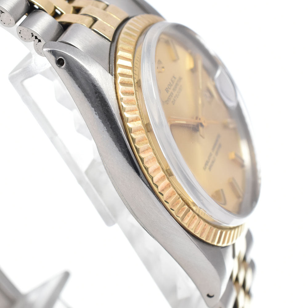 ROLEX Oyster Perpetual DATEJUST 1601 vintage No. 35 Wideboy Cal.1570 gold Dial Automatic Men's
 Watch K#147955