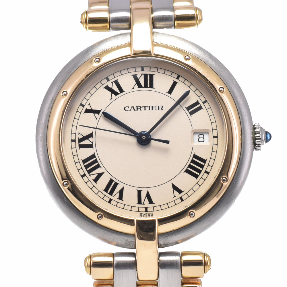CARTIER PANTHERE Vendome LM 183964 Stainless Steel/K18YG Ivory Dial Quartz Unisex
 Watch P#147956