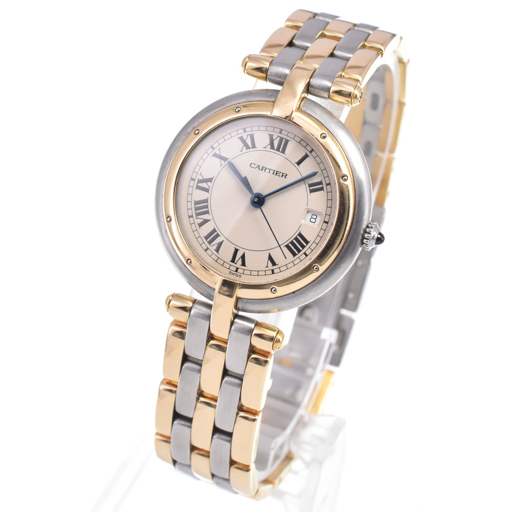 CARTIER PANTHERE Vendome LM 183964 Stainless Steel/K18YG Ivory Dial Quartz Unisex
 Watch P#147956