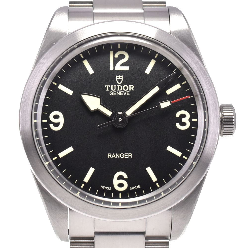 with paper TUDOR Ranger 79950-0001 black Dial Automatic Men's
 Watch I#147957