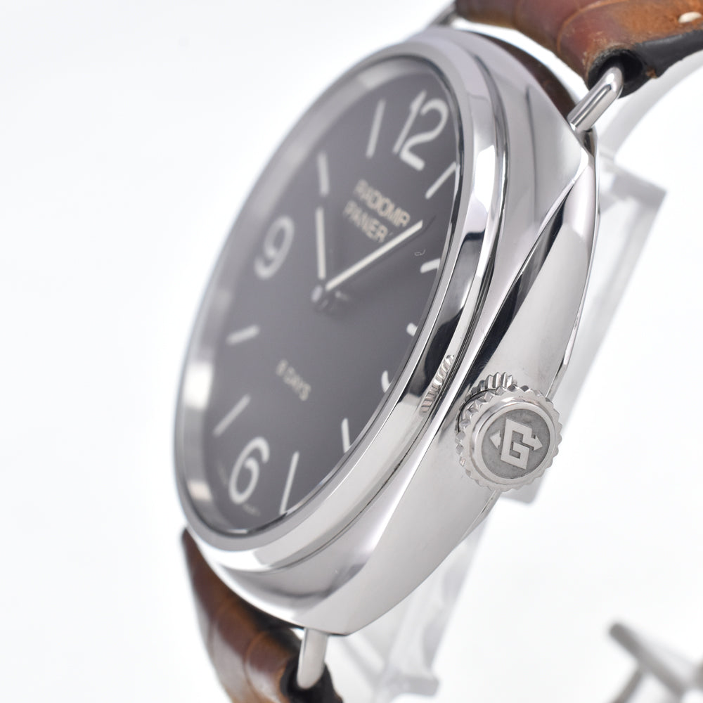 PANERAI Radio meal PAM00610 8 days black Dial Hand Winding Men's
 Watch N#147962