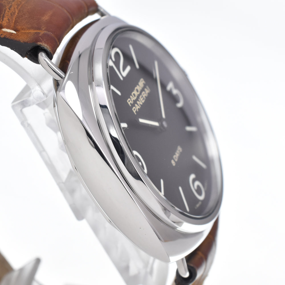 PANERAI Radio meal PAM00610 8 days black Dial Hand Winding Men's
 Watch N#147962