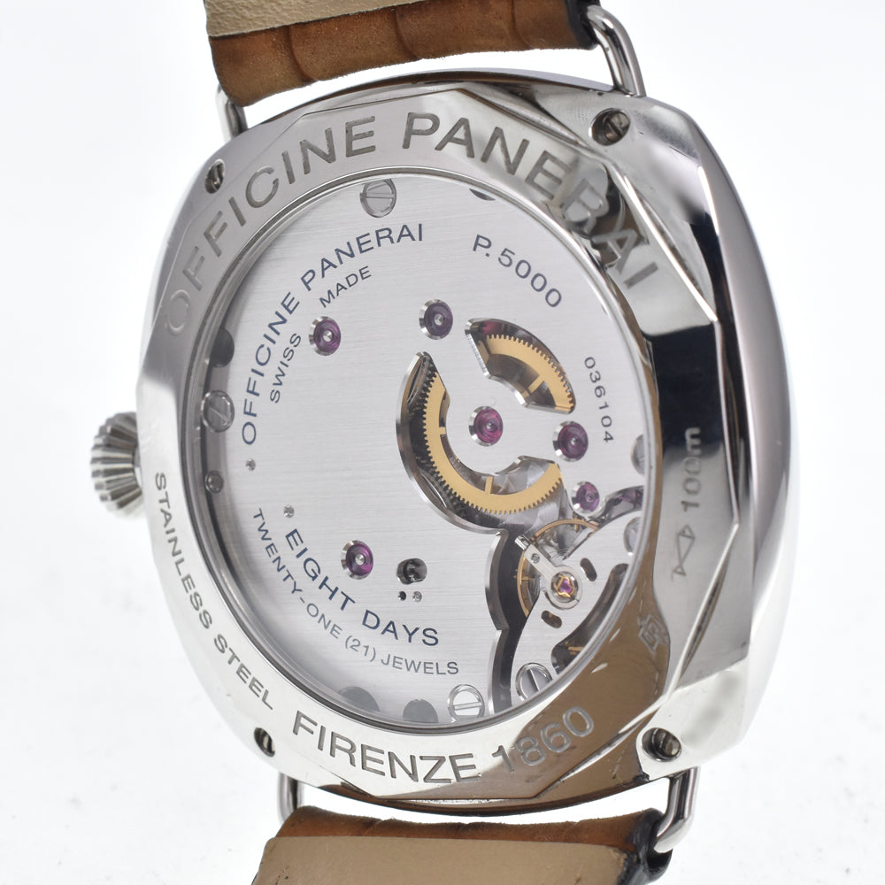 PANERAI Radio meal PAM00610 8 days black Dial Hand Winding Men's
 Watch N#147962