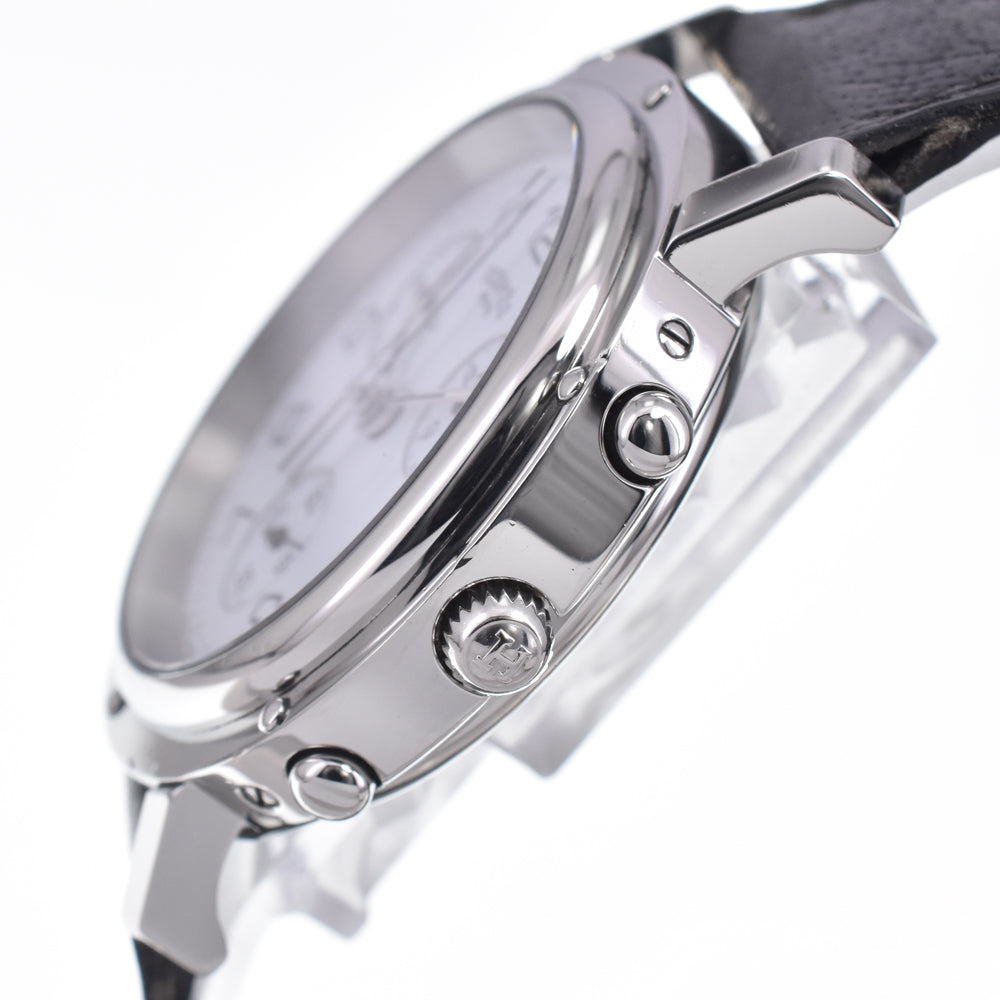 HERMES Clipper CL1.910 Chronograph white Dial Quartz Men's
 Watch J#147968