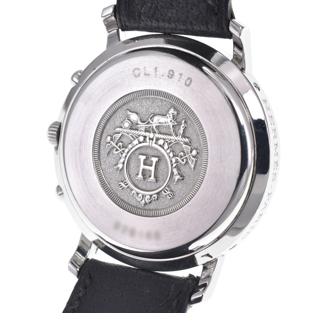 HERMES Clipper CL1.910 Chronograph white Dial Quartz Men's
 Watch J#147968