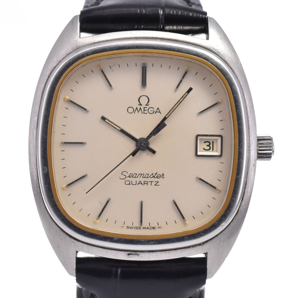 OMEGA Seamaster vintage Cal.1342 Silver Dial Quartz Men's
 Watch M#147969