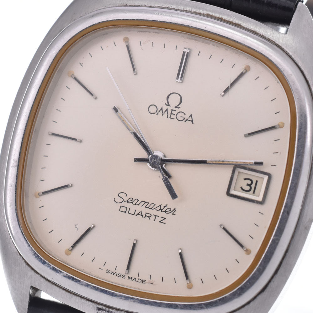 OMEGA Seamaster vintage Cal.1342 Silver Dial Quartz Men's
 Watch M#147969