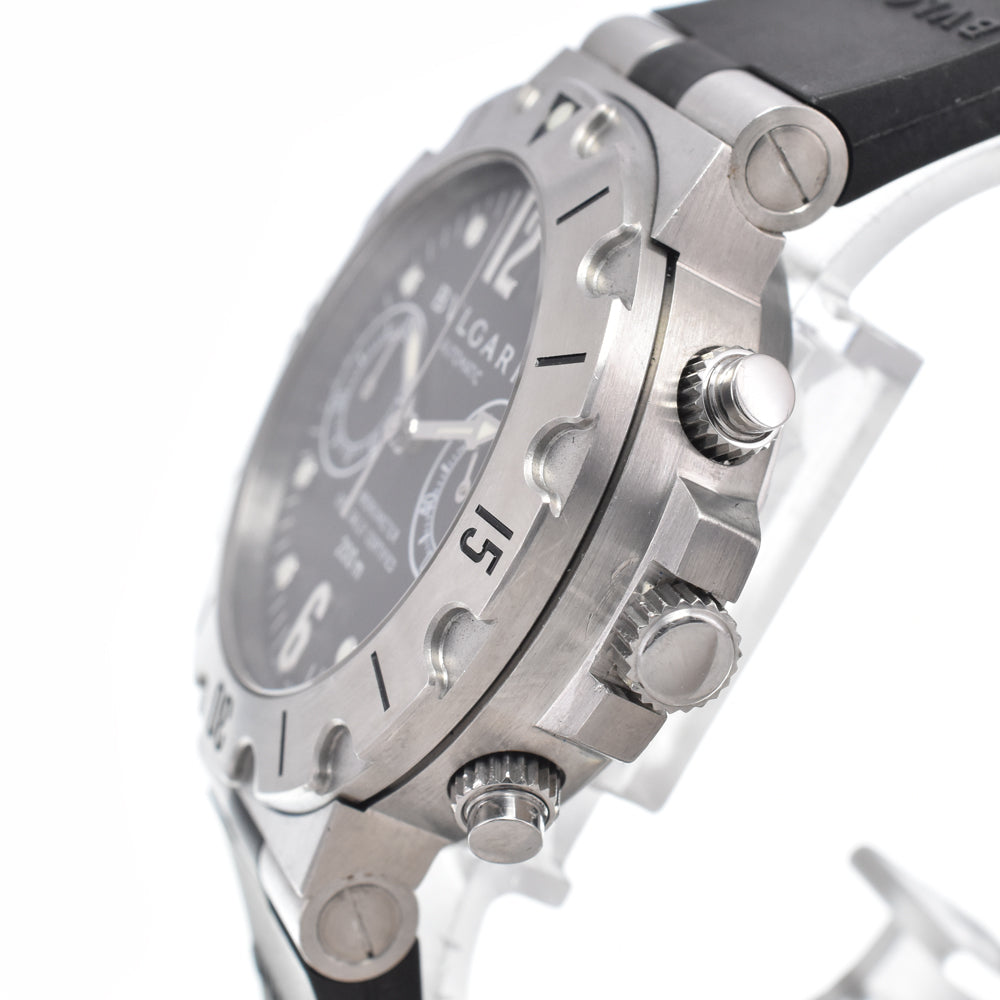 BVLGARI Diagono Scuba SC38S Chronograph black Dial Automatic Men's
 Watch B#147970