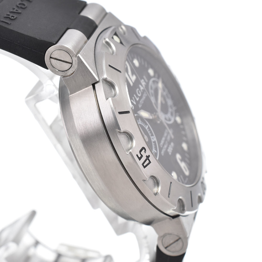 BVLGARI Diagono Scuba SC38S Chronograph black Dial Automatic Men's
 Watch B#147970
