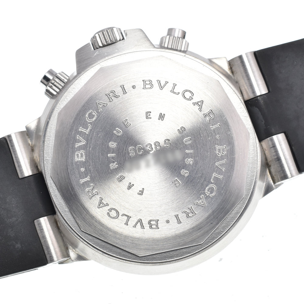 BVLGARI Diagono Scuba SC38S Chronograph black Dial Automatic Men's
 Watch B#147970