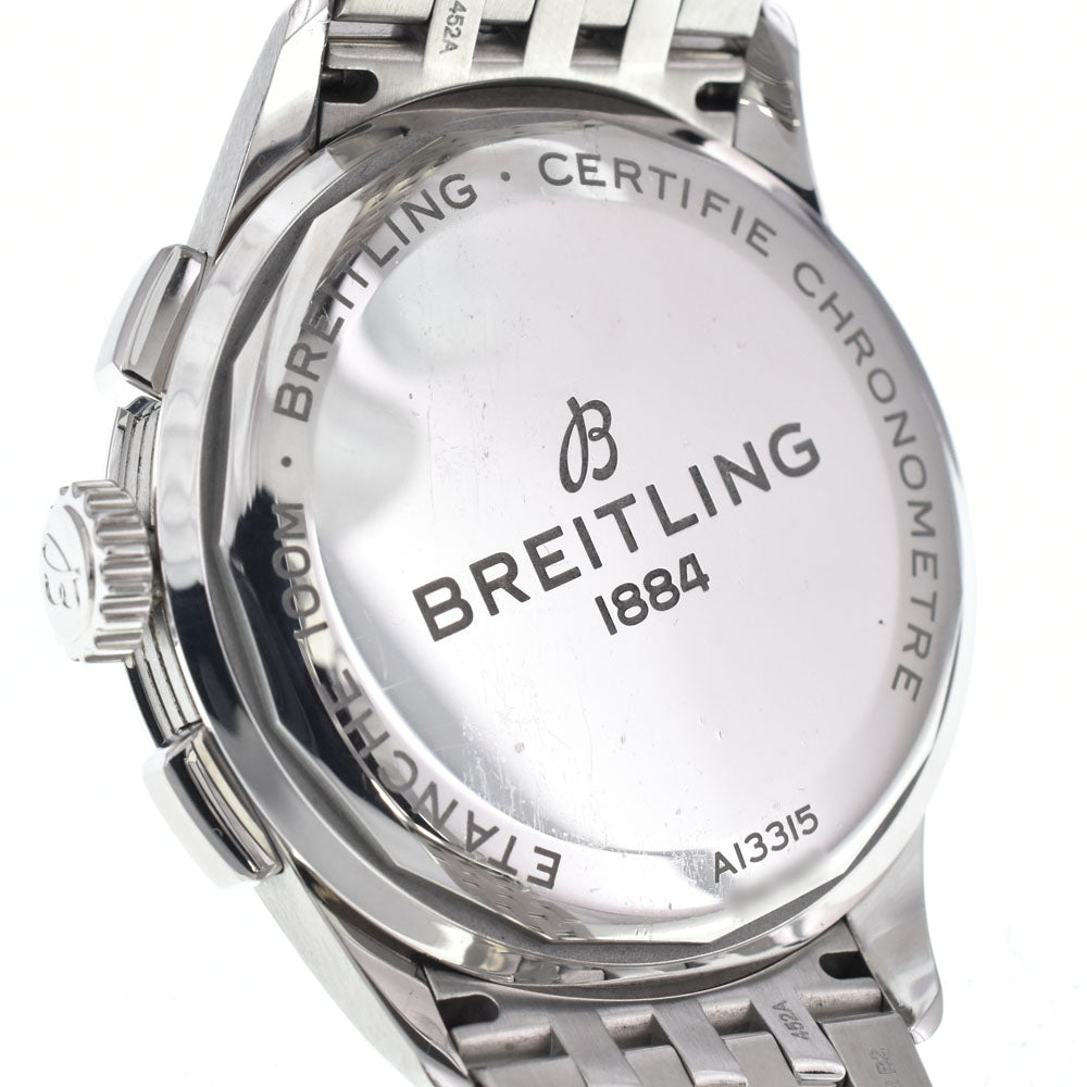 with paper BREITLING Premier A13315 Chronograph black Dial Automatic Men's
 Watch K#147974
