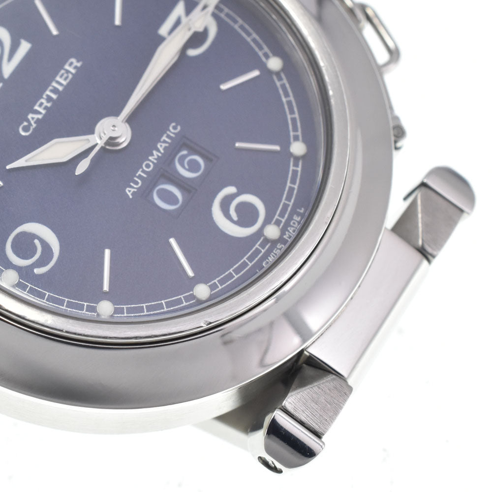 CARTIER Pasha C Big Date W31047M7 Navy Dial Automatic Unisex
 Watch J#147976