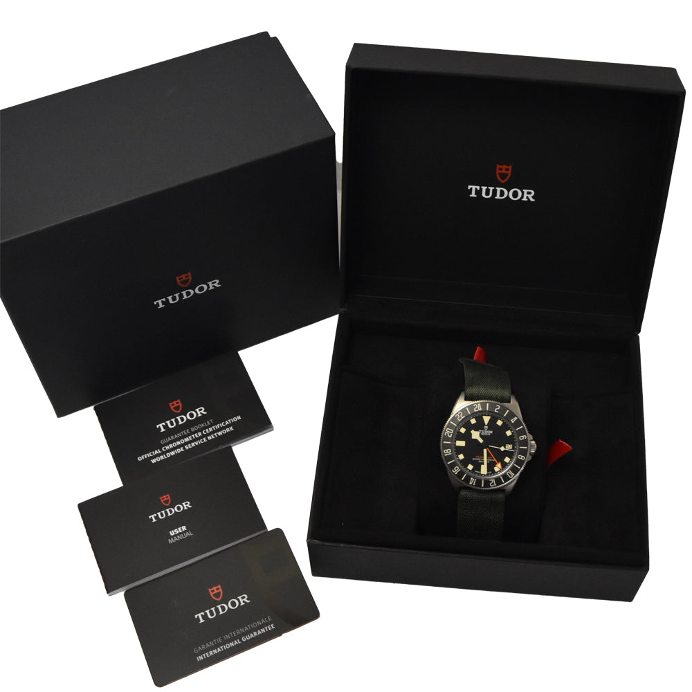 with paper TUDOR Pelagos 2542G267 Date black Dial Automatic Men's
 Watch I#147977