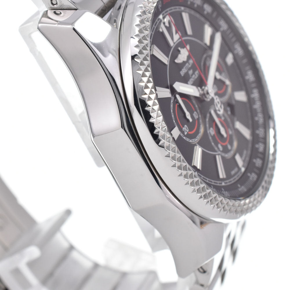 with paper BREITLING Bentley Vernate A41390 Chronograph black Dial Automatic Men's
 Watch K#147986
