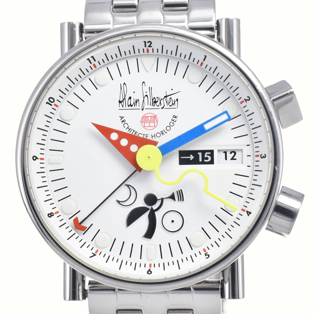 Alain Silberstein Le Réveil Date white Dial Automatic Men's
 Watch I#147987