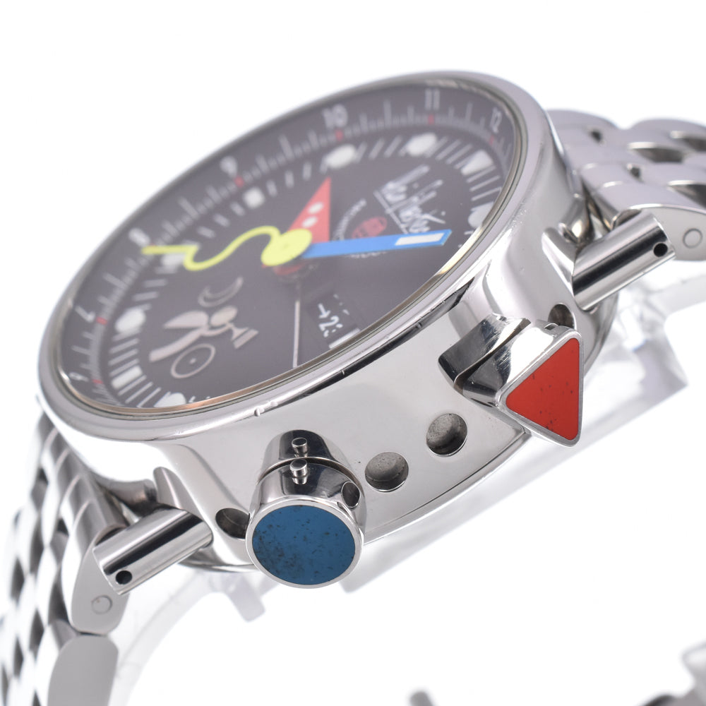 with paper Alain Silberstein Le Réveil 500 limited black Dial Automatic Men's
 Watch P#147988