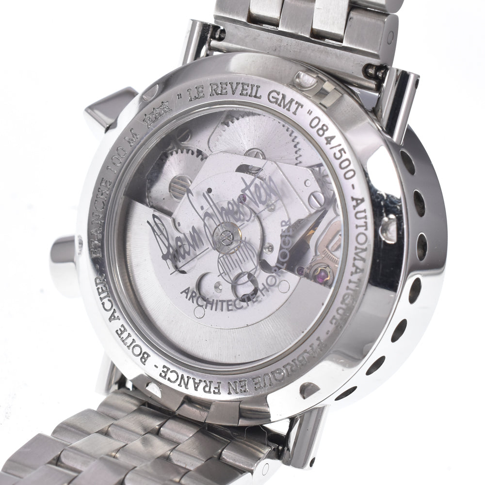 with paper Alain Silberstein Le Réveil 500 limited black Dial Automatic Men's
 Watch P#147988