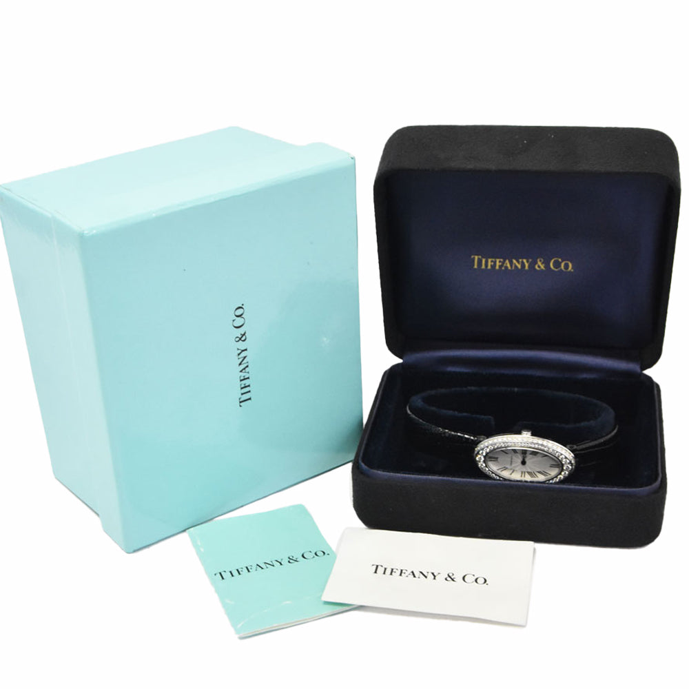 TIFFANY&Co. Cocktail watch Diamond Bezel Silver Dial Quartz Ladies
 Watch L#147989
