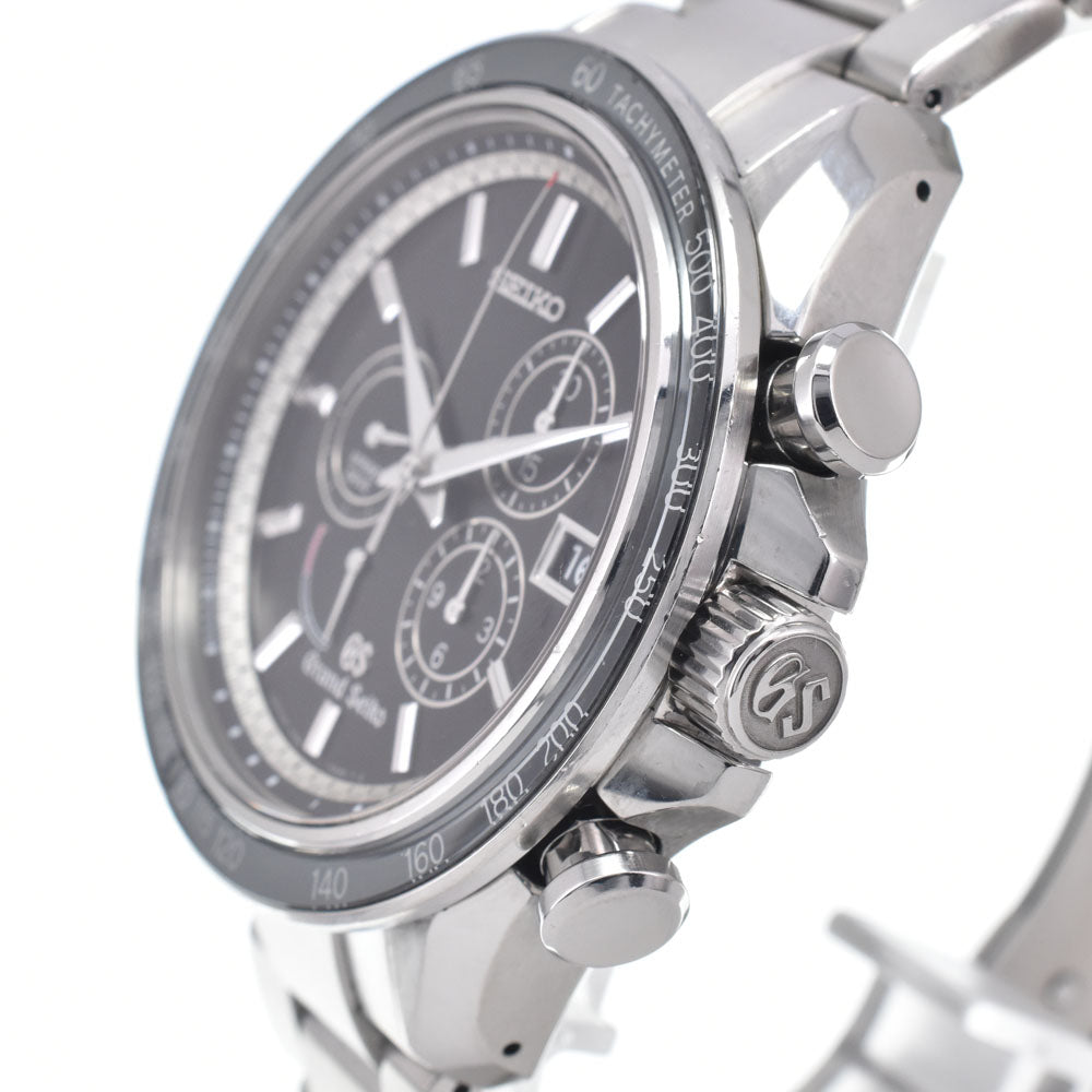 SEIKO Grand Seiko SBGB003/9R84-0AA0 Chronograph black Dial Spring drive Men's
 Watch J#147991