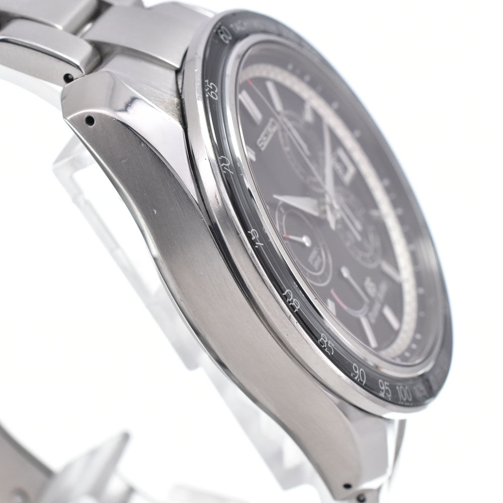 SEIKO Grand Seiko SBGB003/9R84-0AA0 Chronograph black Dial Spring drive Men's
 Watch J#147991