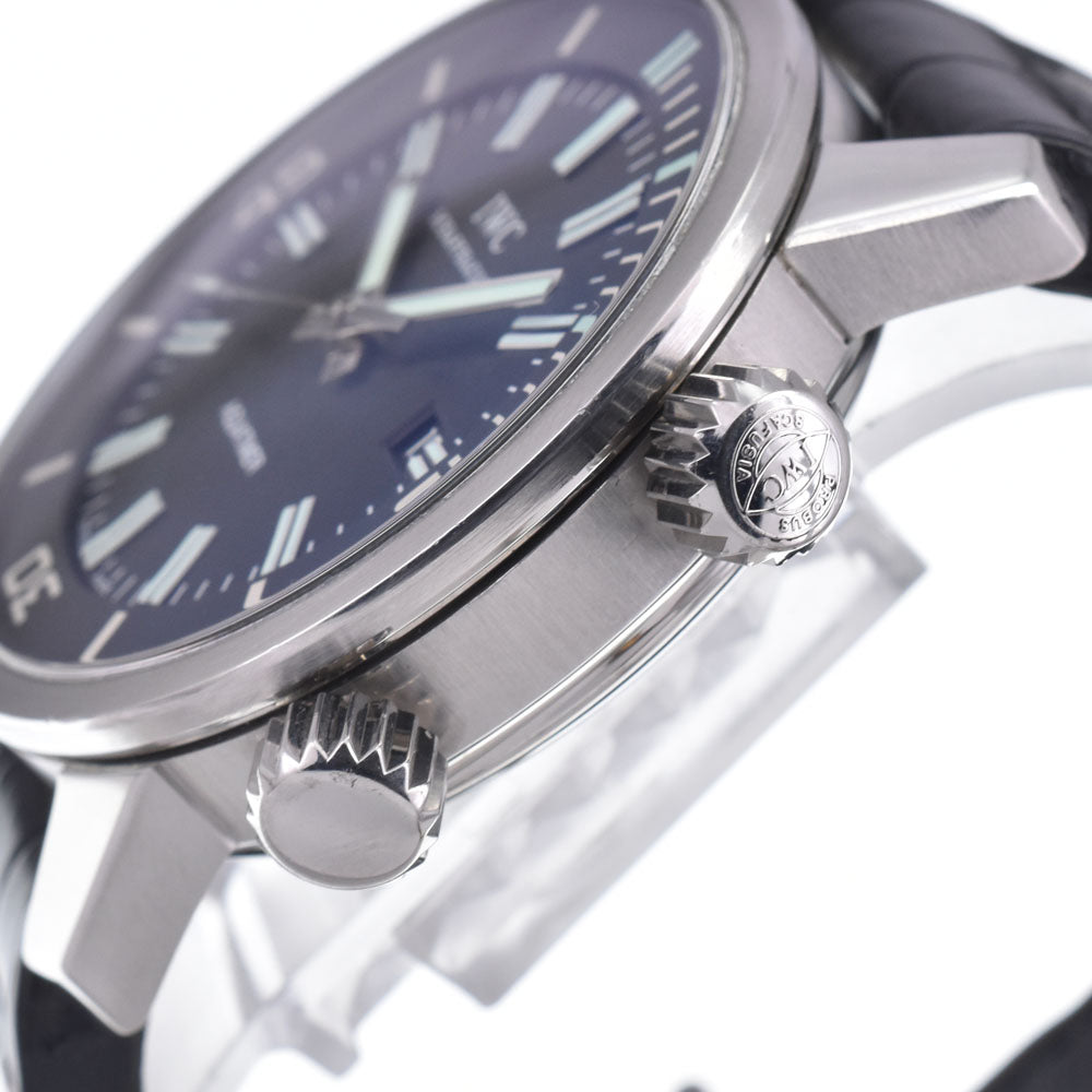 IWC SCHAFFHAUSEN Aqua timer IW323101 Inner rotation Bezel black Dial Automatic Men's
 Watch J#147995