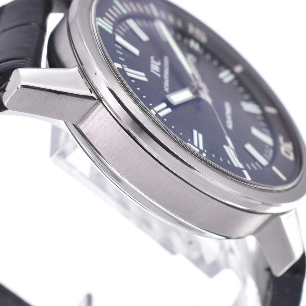 IWC SCHAFFHAUSEN Aqua timer IW323101 Inner rotation Bezel black Dial Automatic Men's
 Watch J#147995