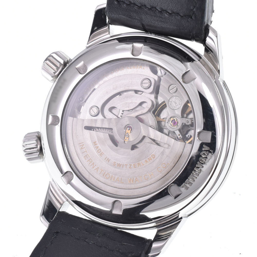 IWC SCHAFFHAUSEN Aqua timer IW323101 Inner rotation Bezel black Dial Automatic Men's
 Watch J#147995